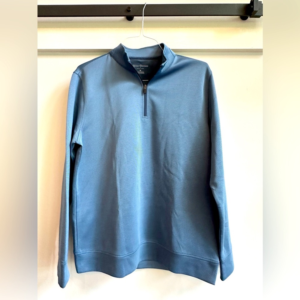 - Hickey Freeman men’s size Medium quarter zip sweater.  Excellent conditi…